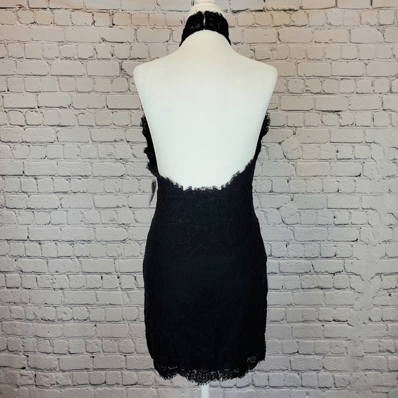 Free People Harper High Neck Halter Lace Dress SM - Picture 11 of 13